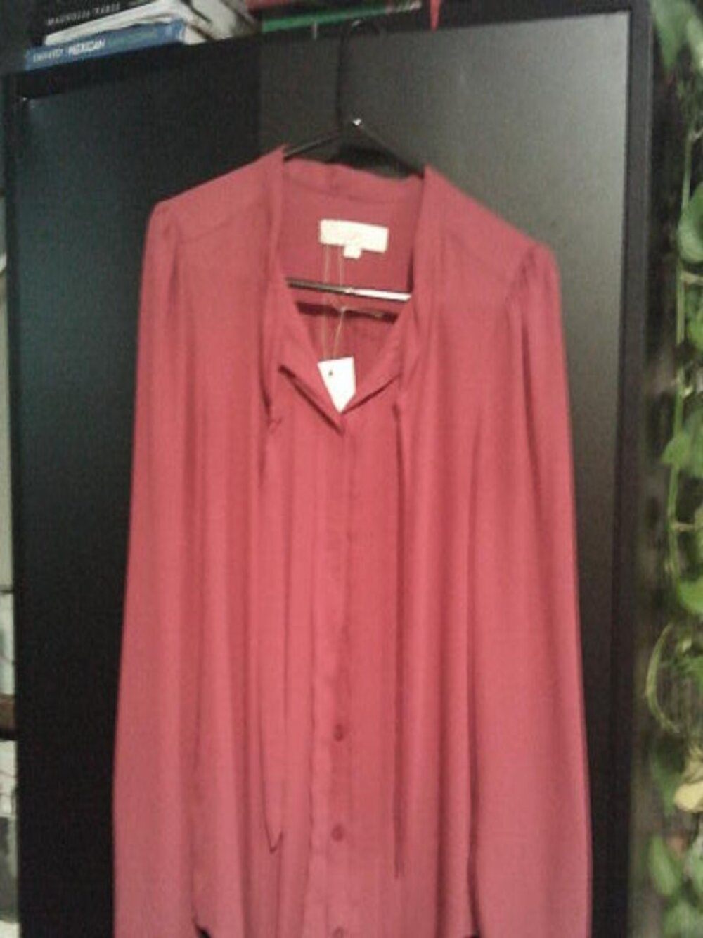 Dark Coral Blouse